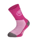 Detské ponožky Surtex - 70% merino - Rúžové