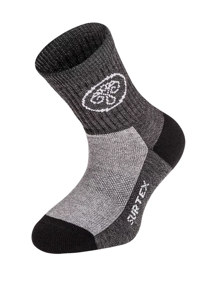 Detské ponožky Surtex - 70% merino - Šedé