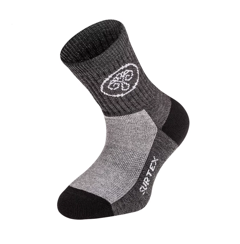 Detské ponožky Surtex - 70% merino - Šedé